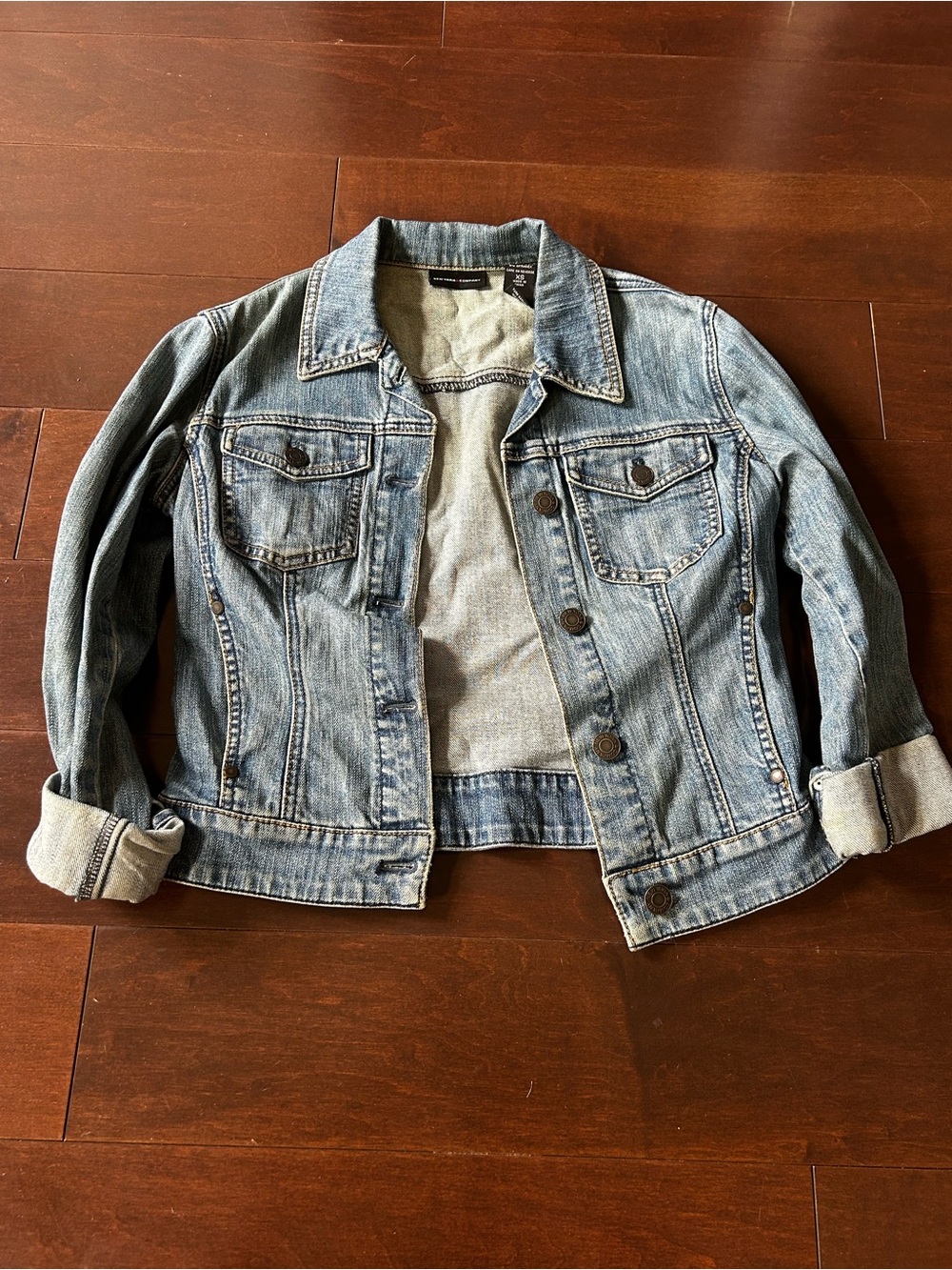 New York & Company Medium Blue Denim Jacket
